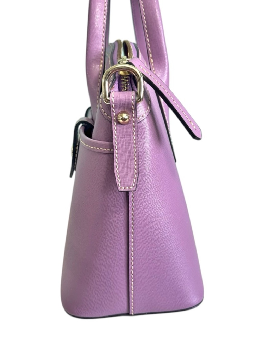Dooney & Bourke Lavender Satchel Purse - Picture 6 of 12